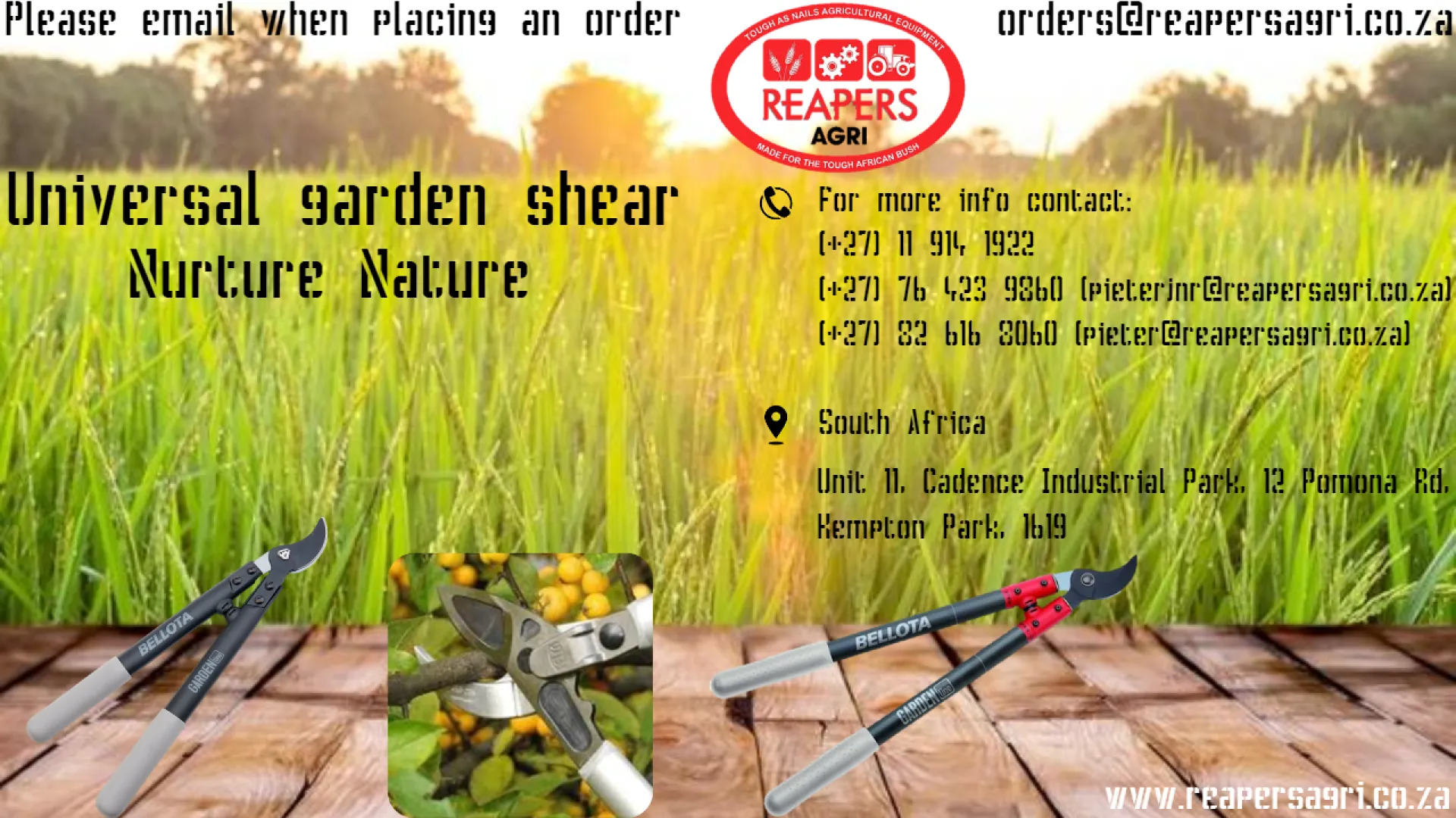 Universal garden shear | Reapers Agri