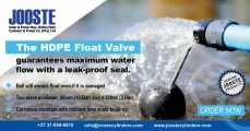 HDPE float valve | Jooste Cylinder & Pump Co. (PTY) Ltd
