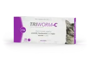 Tri worm C cat tabs foil 20’s | ANB Vet