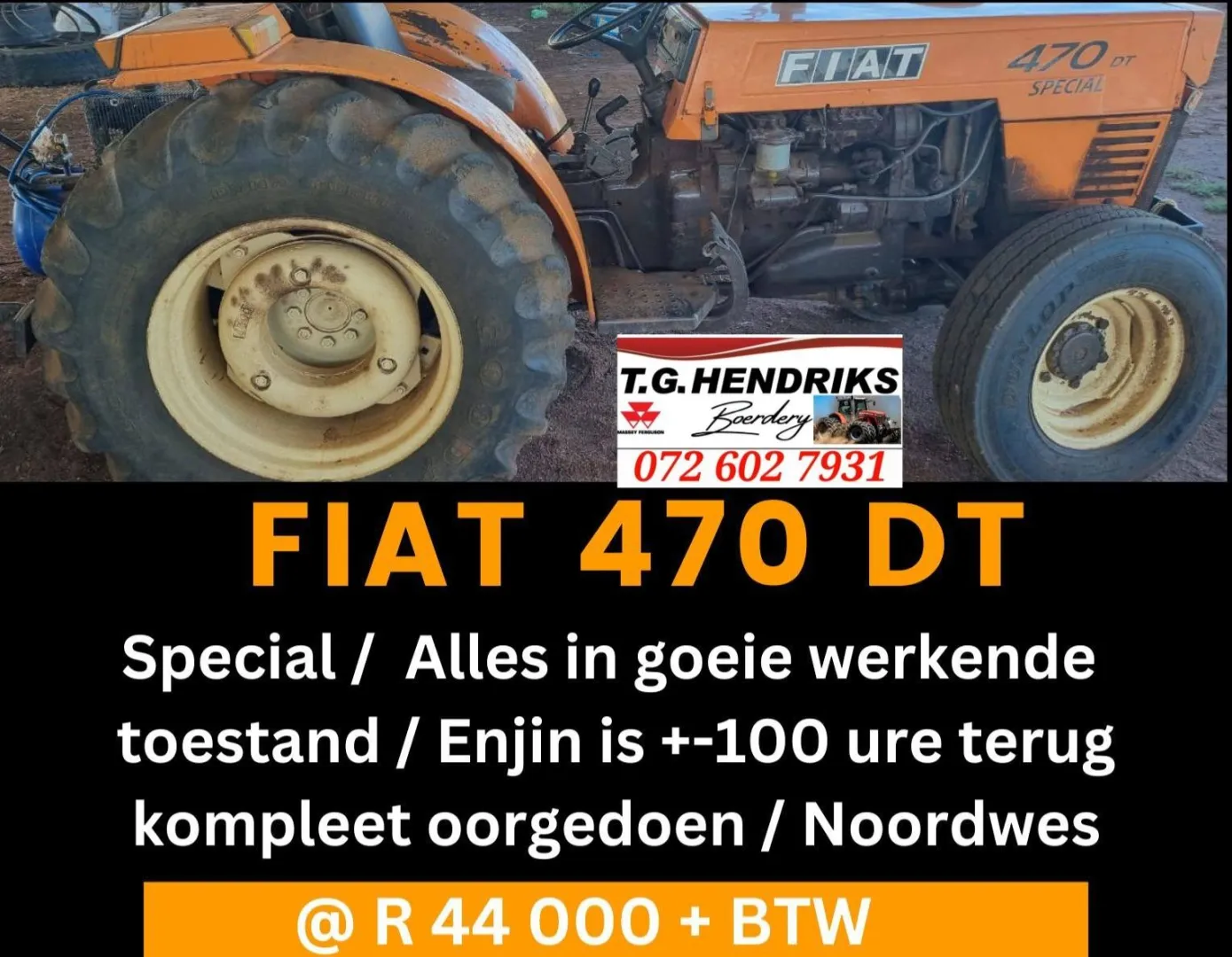 Fiat 470 DT | T.G Hendriks