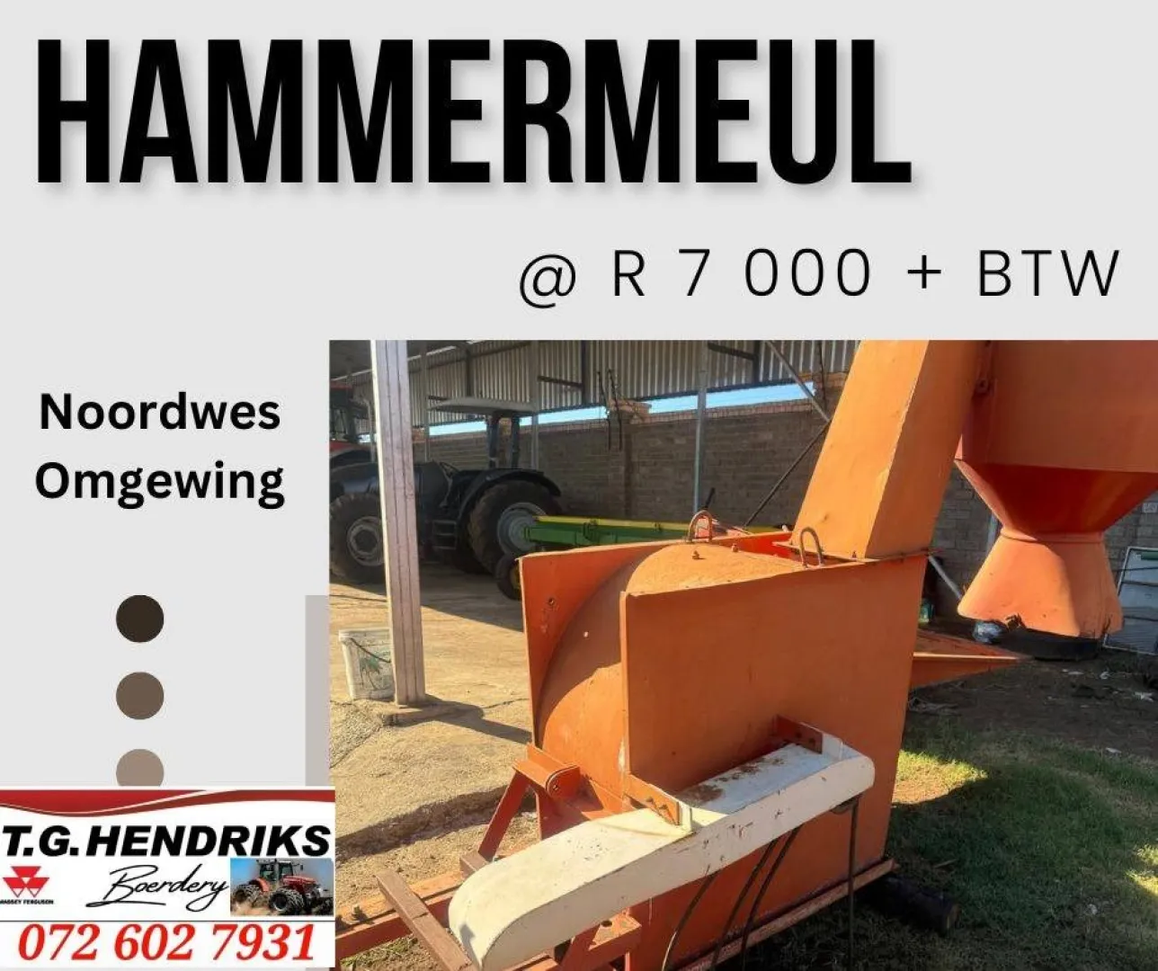 Hammermeul | T.G Hendriks