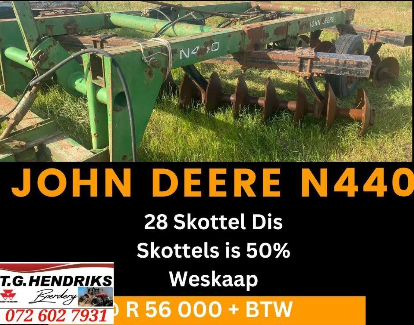 John Deere N440 | T.G Hendriks