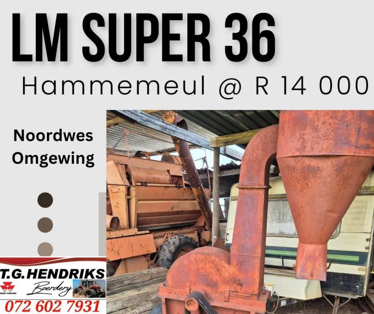LM Super 36 hammermeul | T.G Hendriks