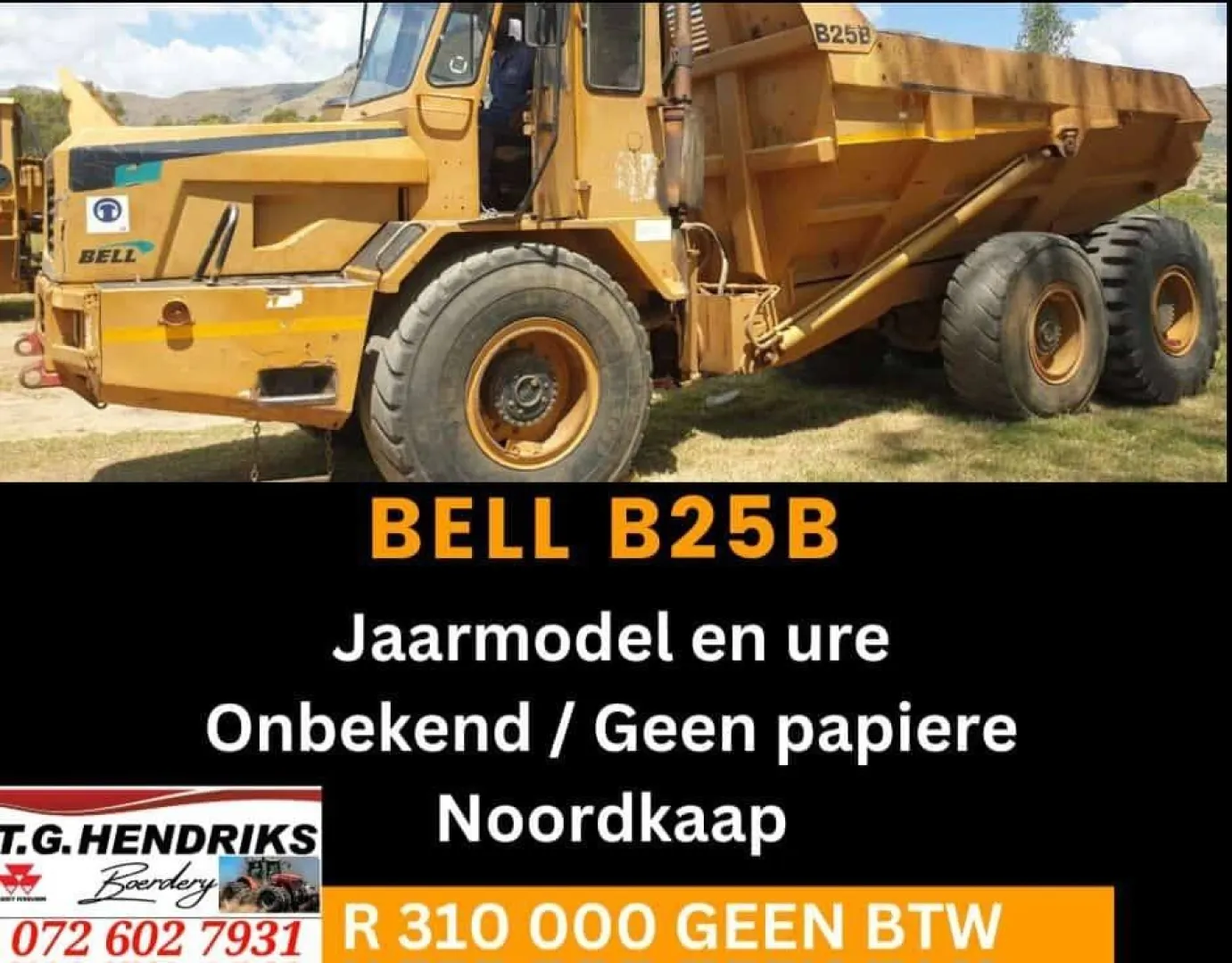 BELL B25B | T.G Hendriks