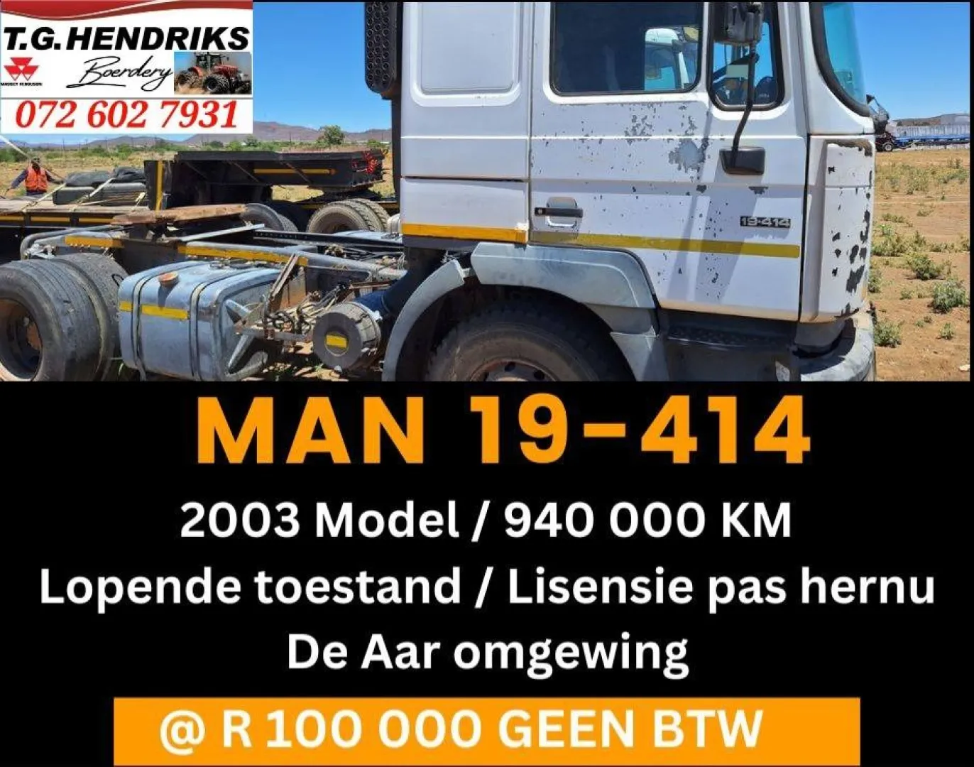 2003 MAN 19-414 | T.G Hendriks