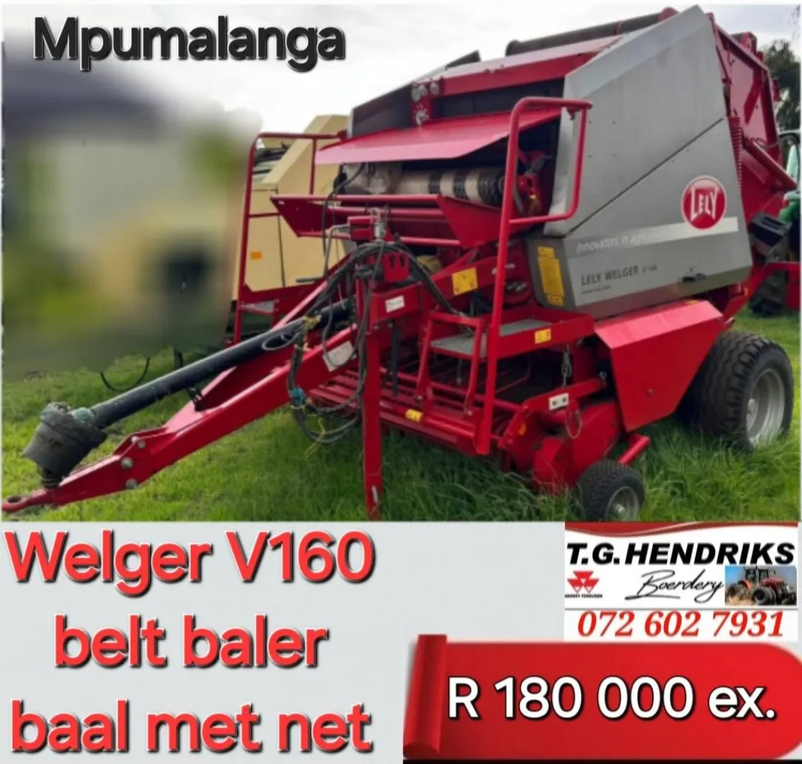 Welger V160 belt baler | T.G Hendriks
