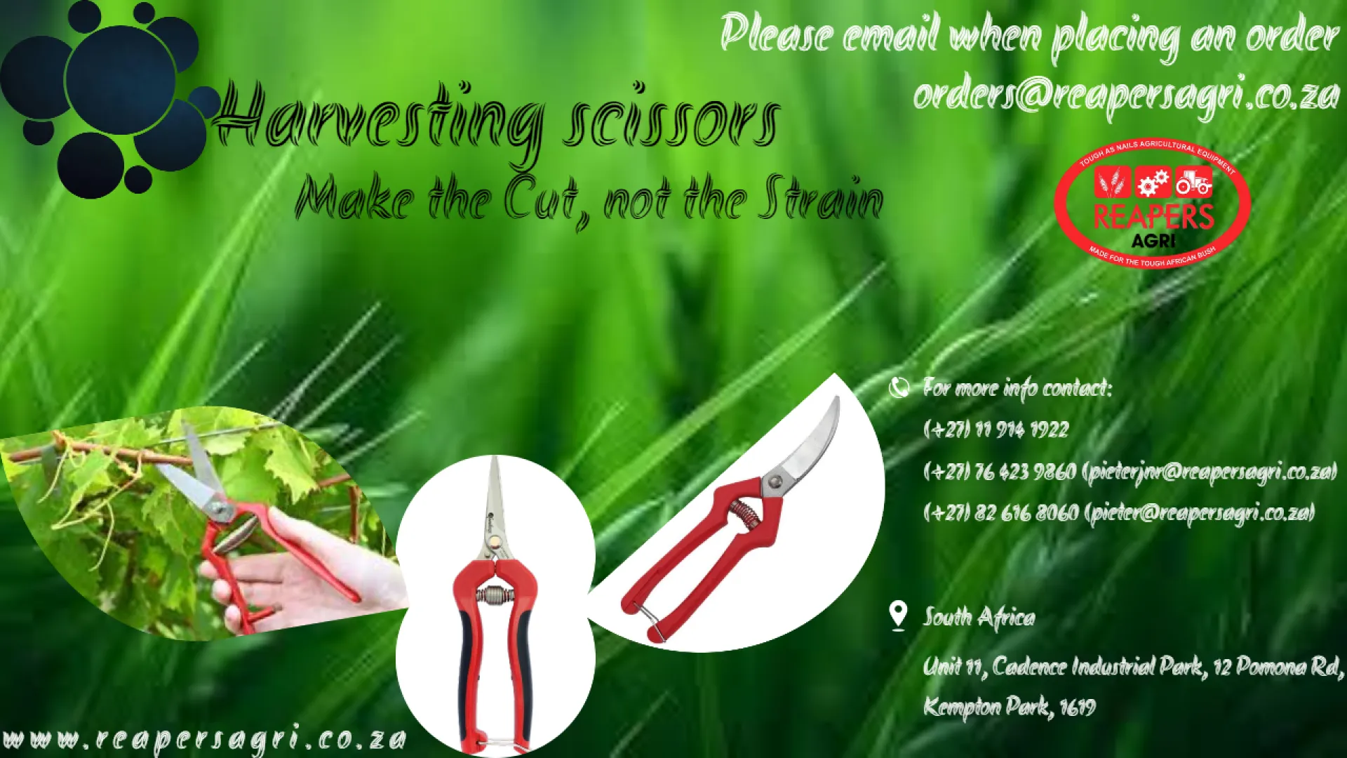 Harvesting scissors | Reapers Agri
