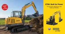 Tracked Conventional Excavator ET66: Efficient, powerful, and durable | Wacker Neuson