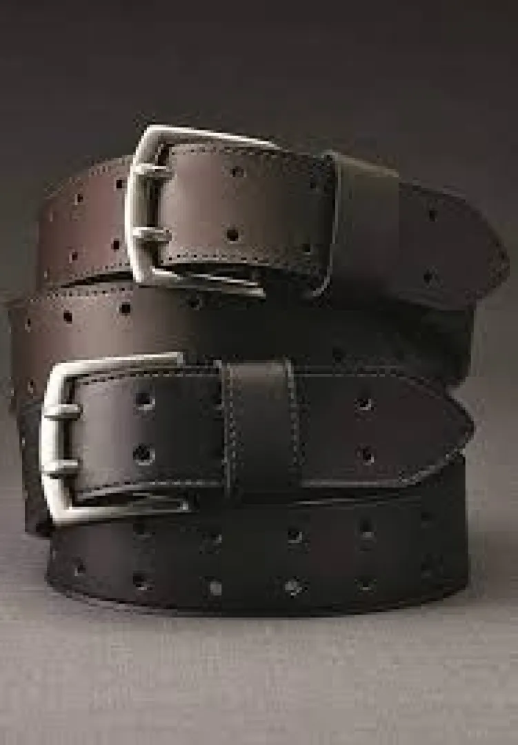 EL PASO Belt Double Leather Plain | African Hunter and Outfitters