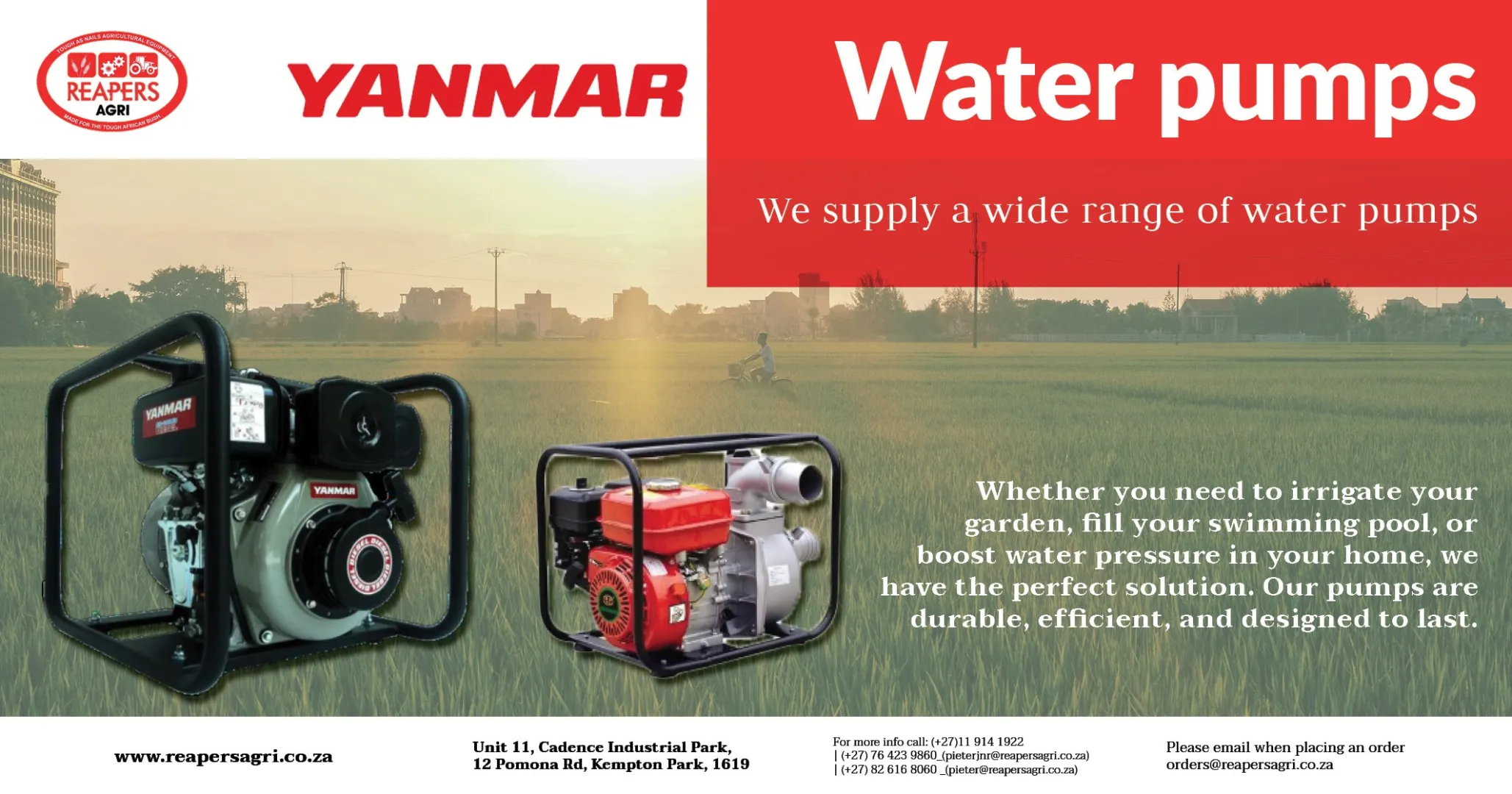Water pumps | Reapers Agri