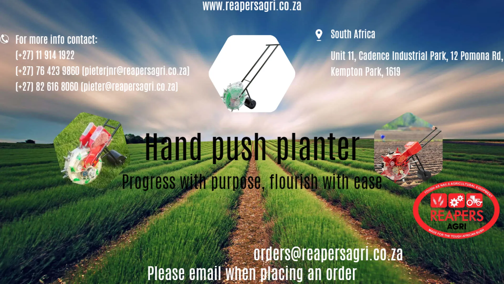 Hand push planter | Reapers Agri