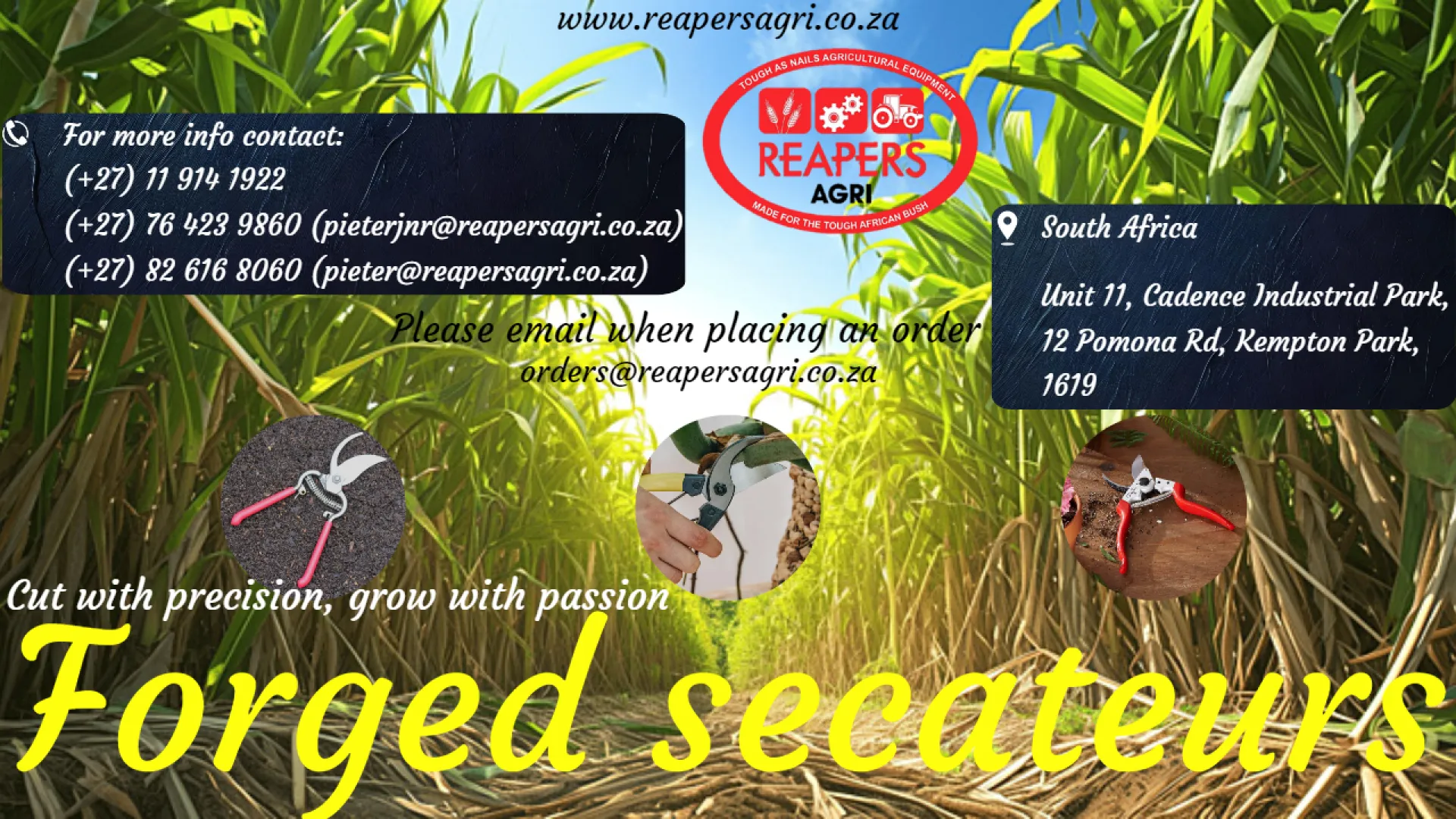 Forged secateurs | Reapers Agri