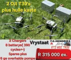 2 DJI T30s plus hulle kaste  | T.G. Hendriks