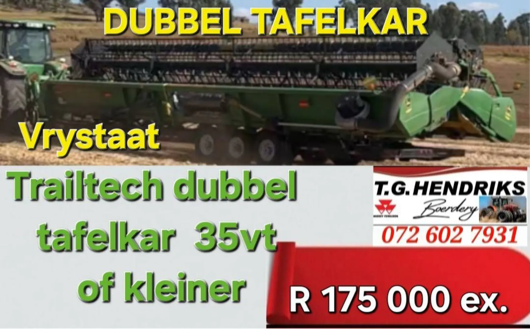 Dubbel Tafelkar | T.G. Hendriks
