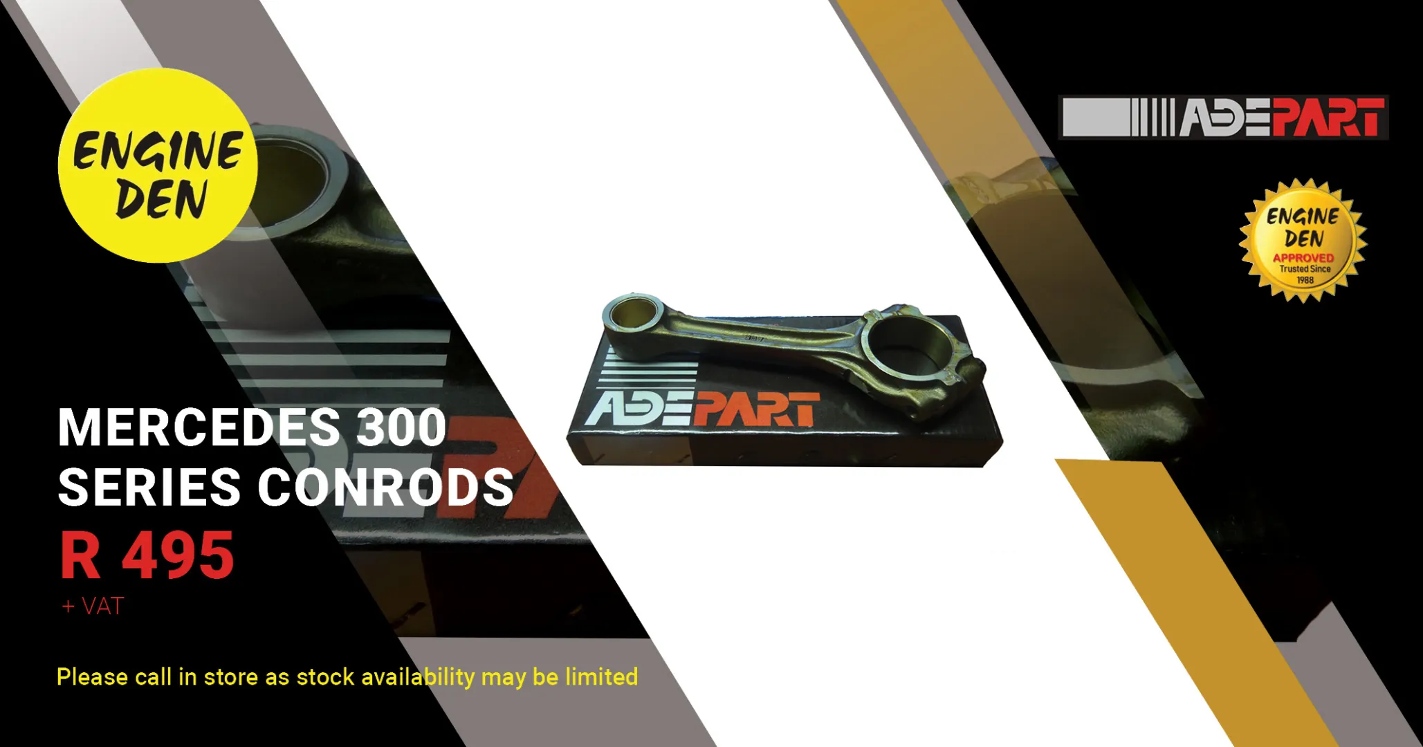Mercedes 300 series conrods | Engine Den
