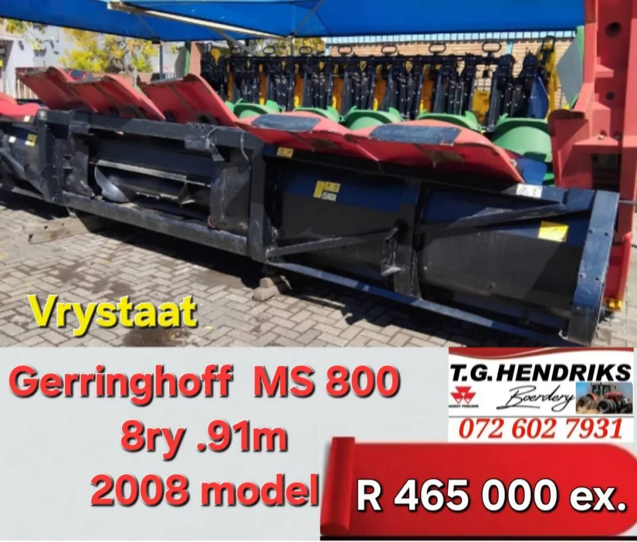 Gerringhoff Ms 800 8ry.91m | T.G. Hendriks