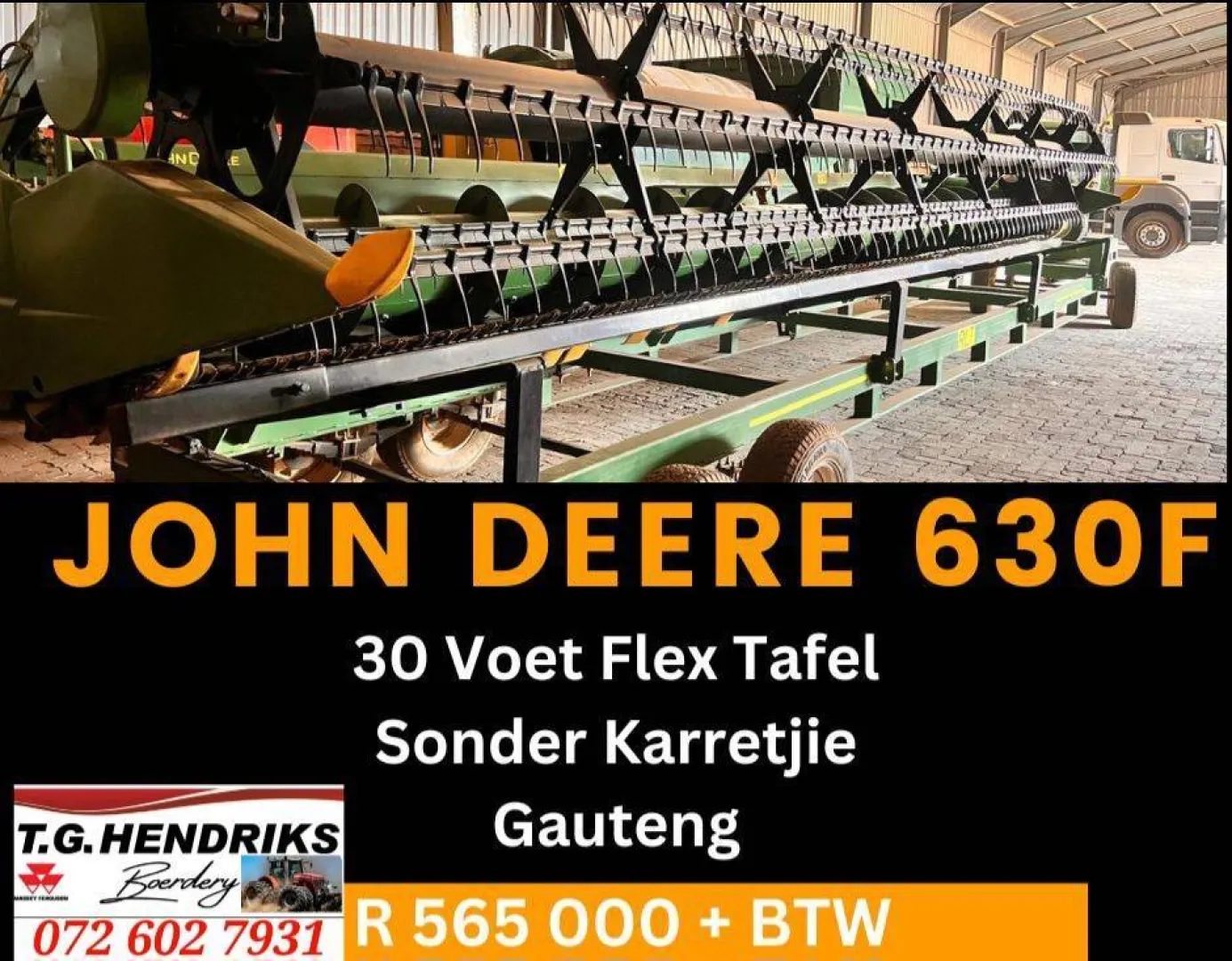 John Deere 630F  | T.G. Hendriks