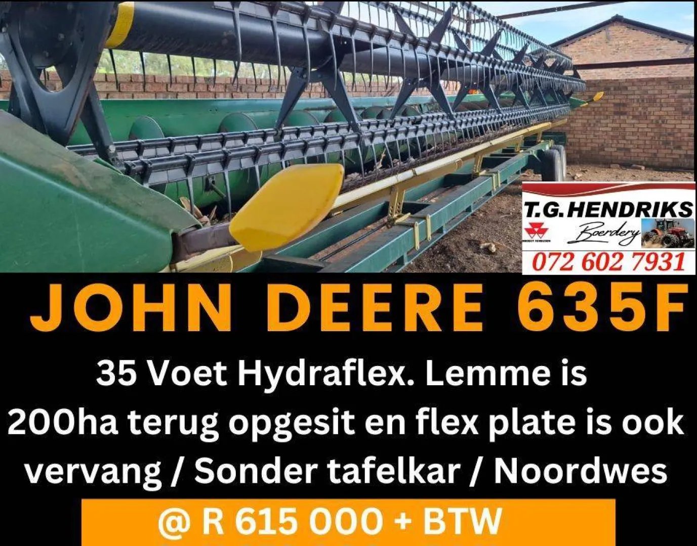 John Deere 635F | T.G. Hendriks