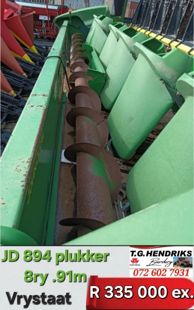 John Deere 894 Plukker 8ry.91m | T.G. Hendriks