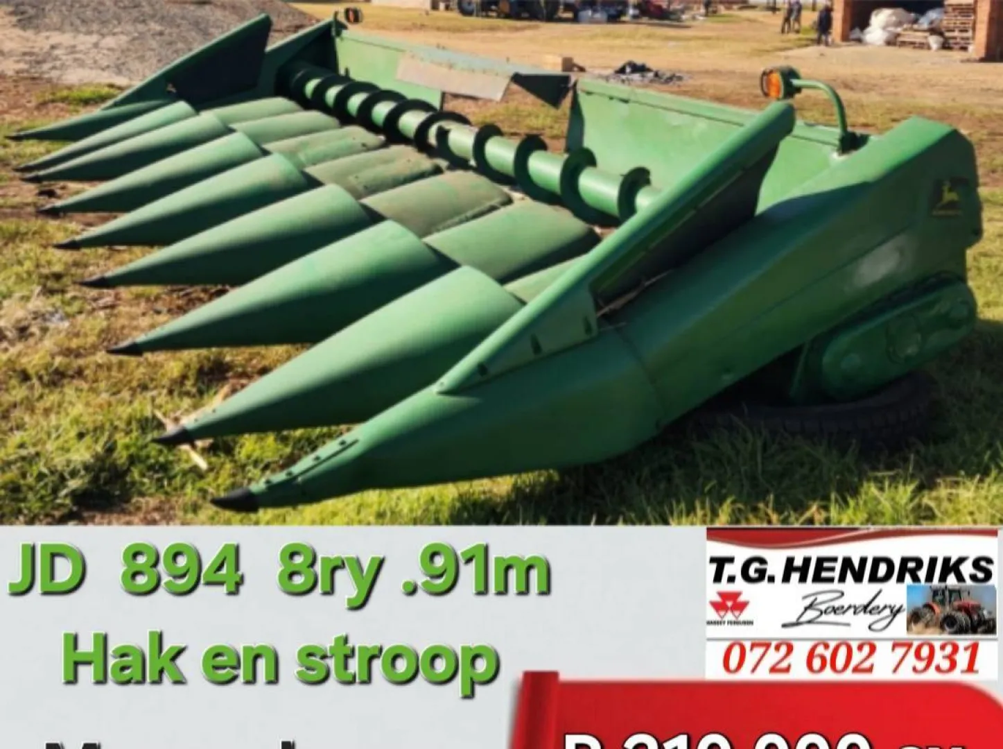 John Deere 894 8ry.91m | T.G. Hendriks