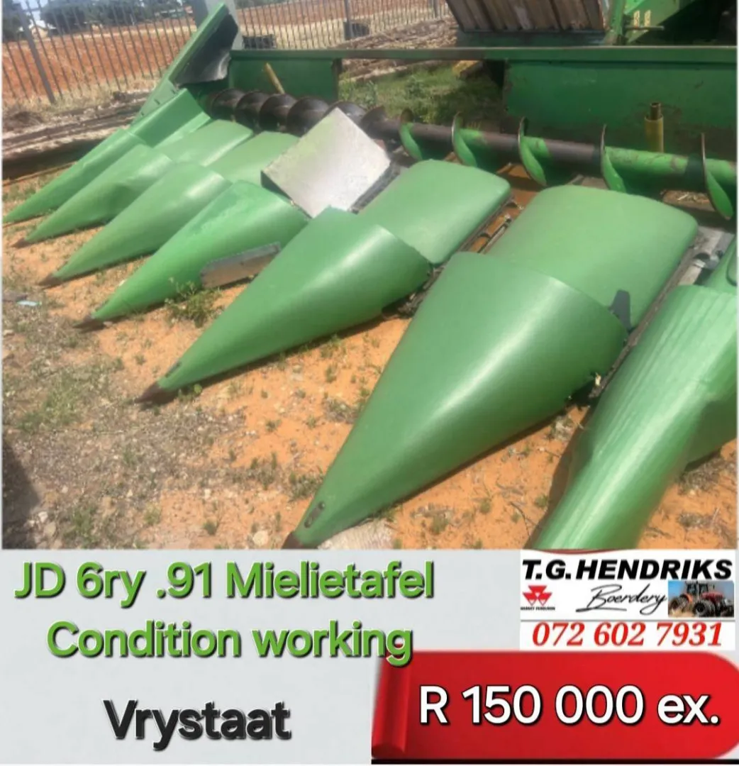 John Deere 6ry.91 Mielietafel | T.G. Hendriks