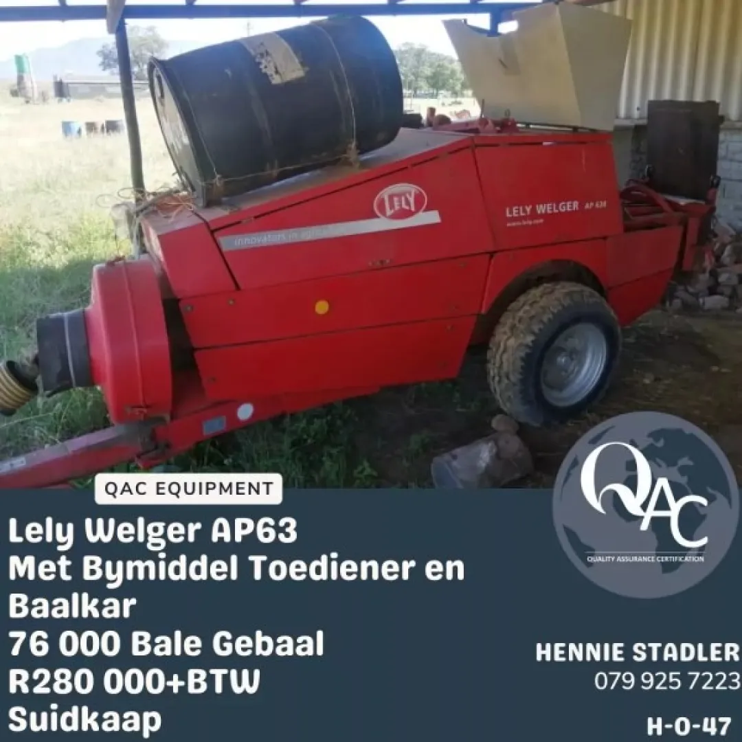 LELY WELGER AP63 | QAC Equipment