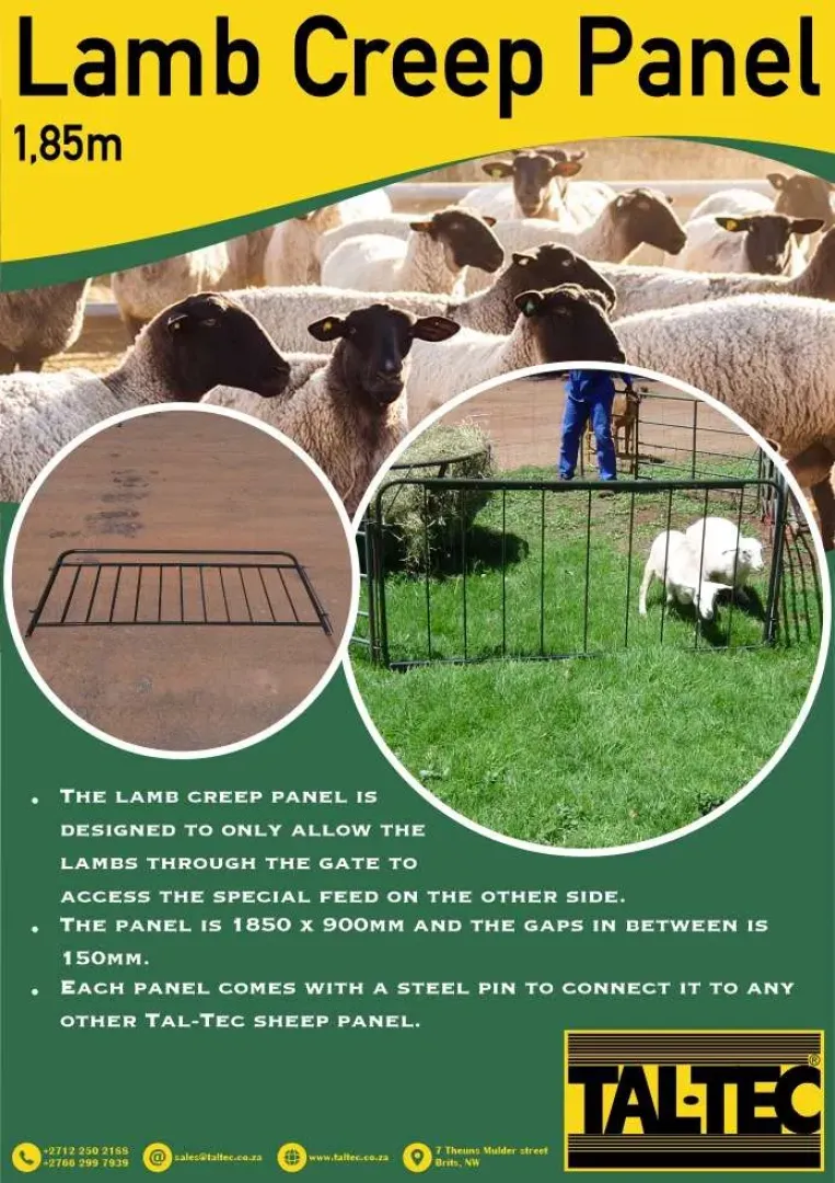 TSK7 Lamb Creep Panel (1850 x 900mm) | Tal-Tec