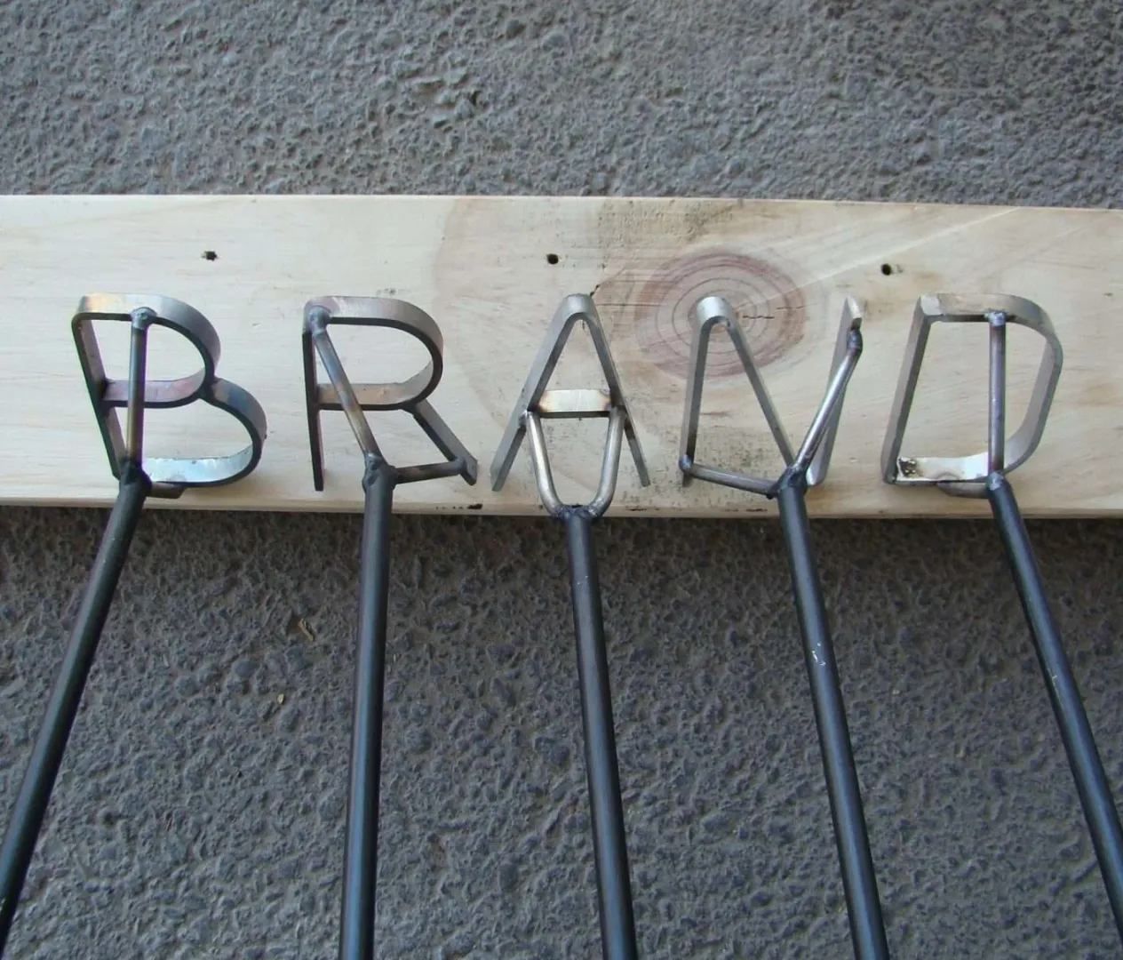 Single Branding Irons – Letters | Tal-Tec