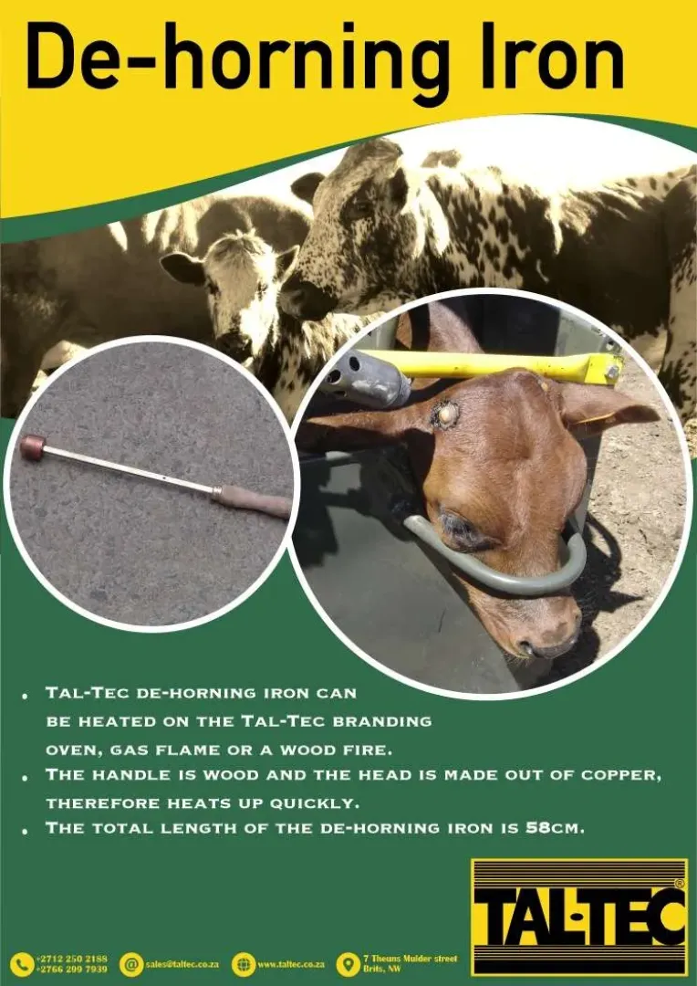 Tal-Tec De-horning Iron | Tal-Tec