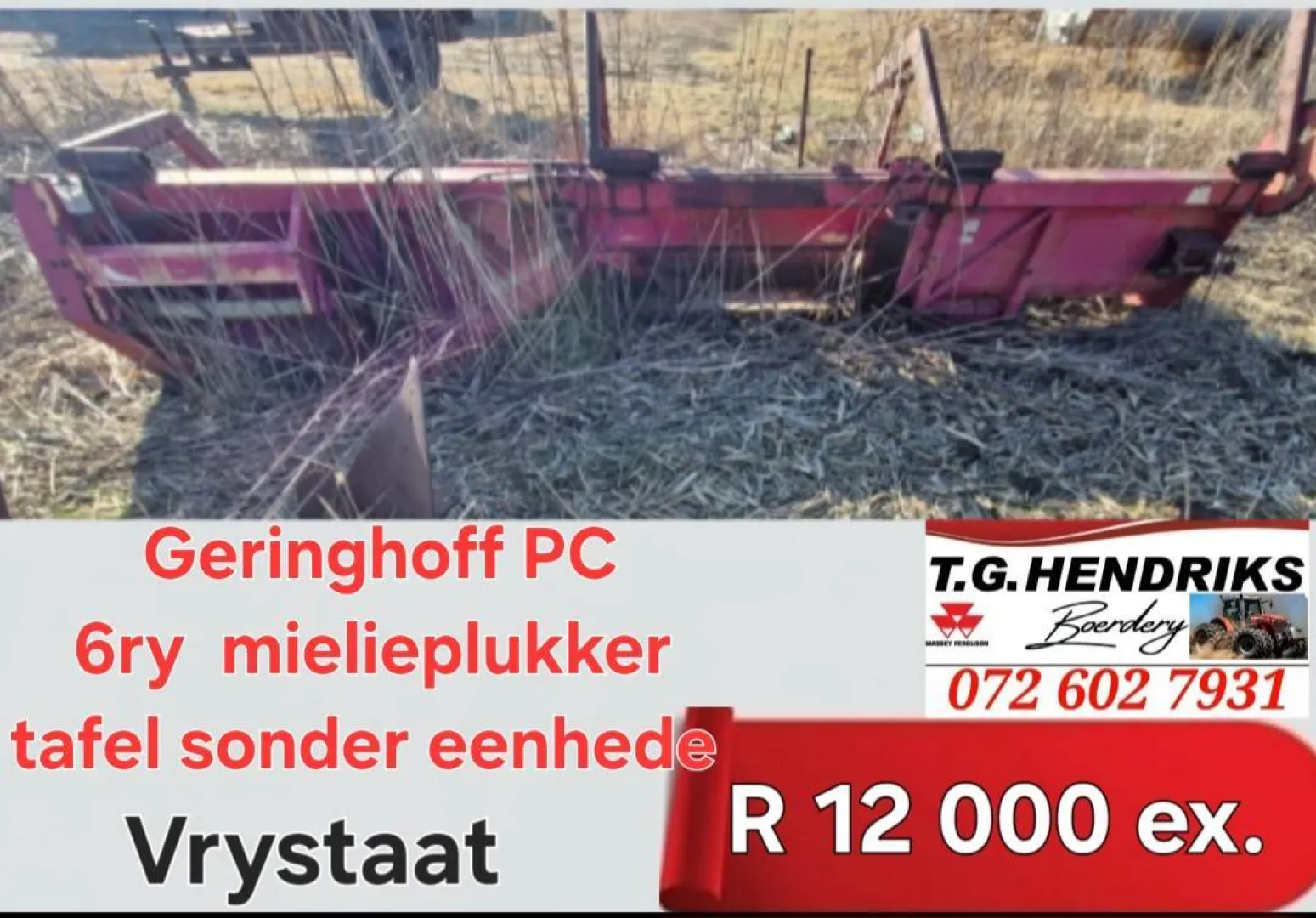 Geringhoff PC | T.G. Hendriks