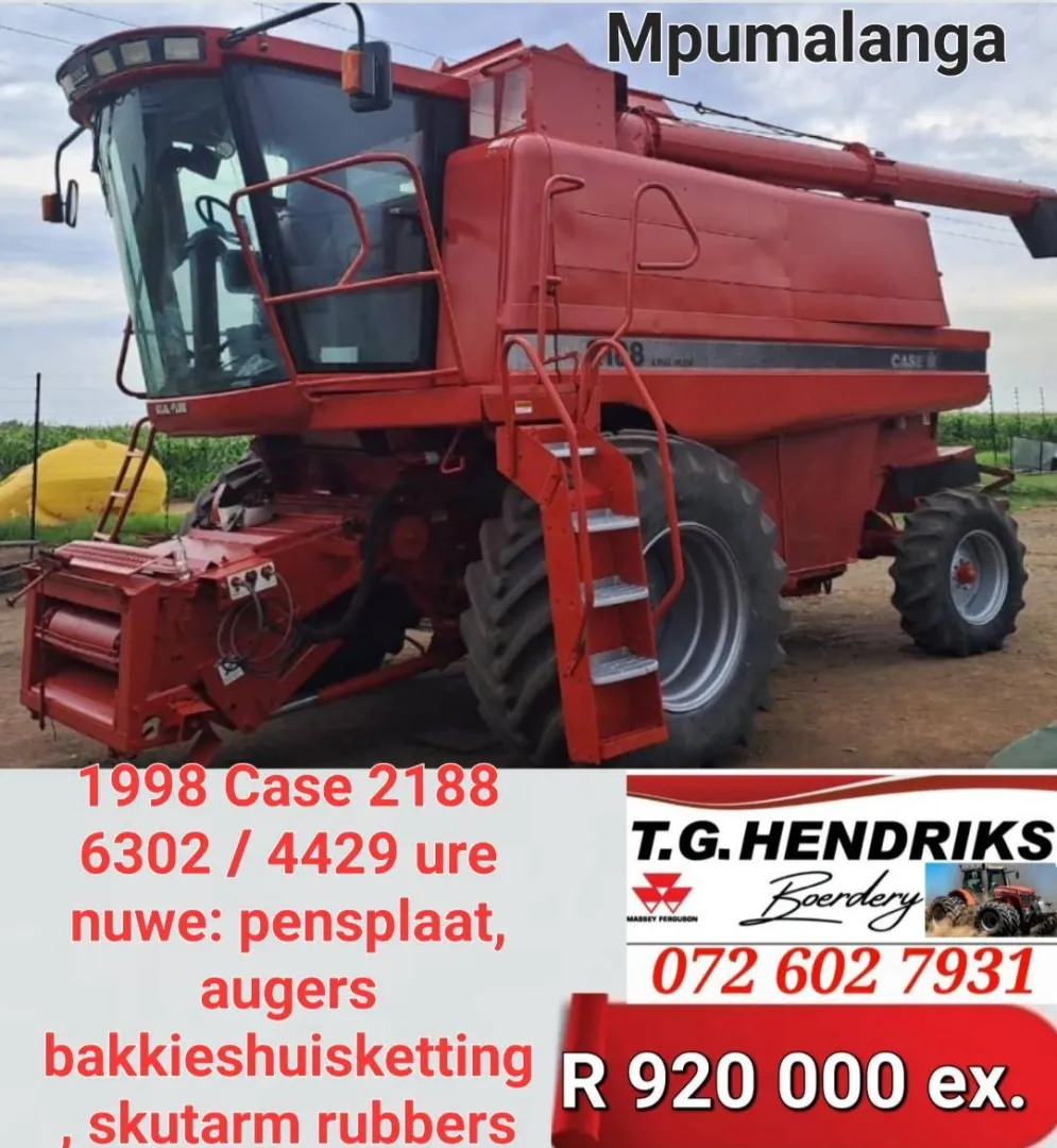 1998 Case 2188 6302 / 4429 ure | T.G. Hendriks