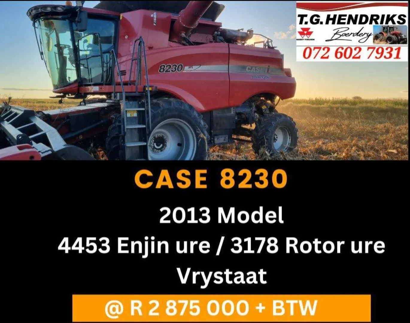Case 8230 | T.G. Hendriks