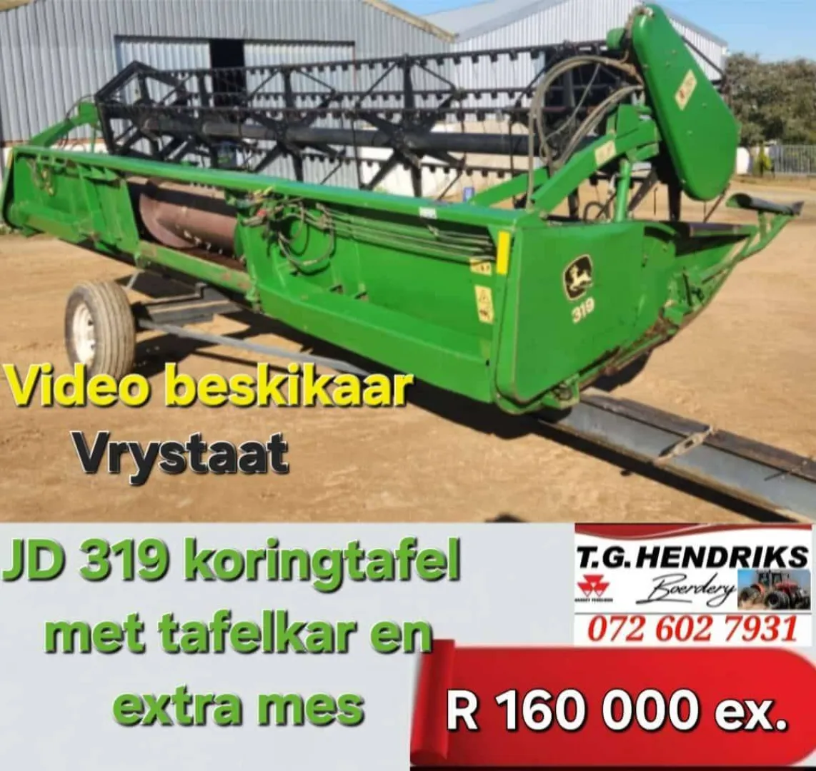 John Deere 319 koringtafel | T.G. Hendriks