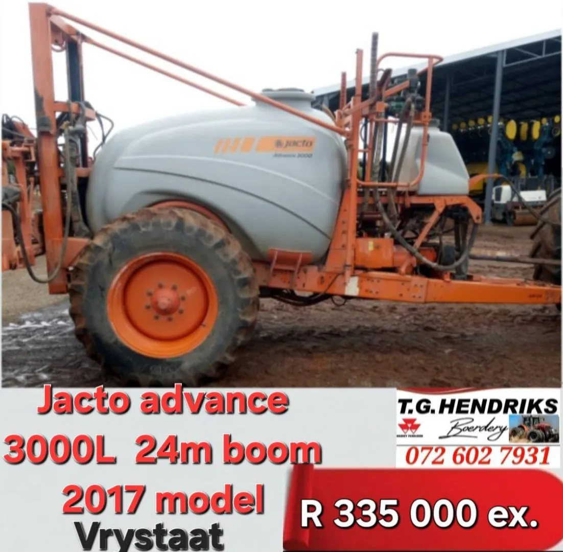 Jacto advance 3000L 24m boom | T.G. Hendriks