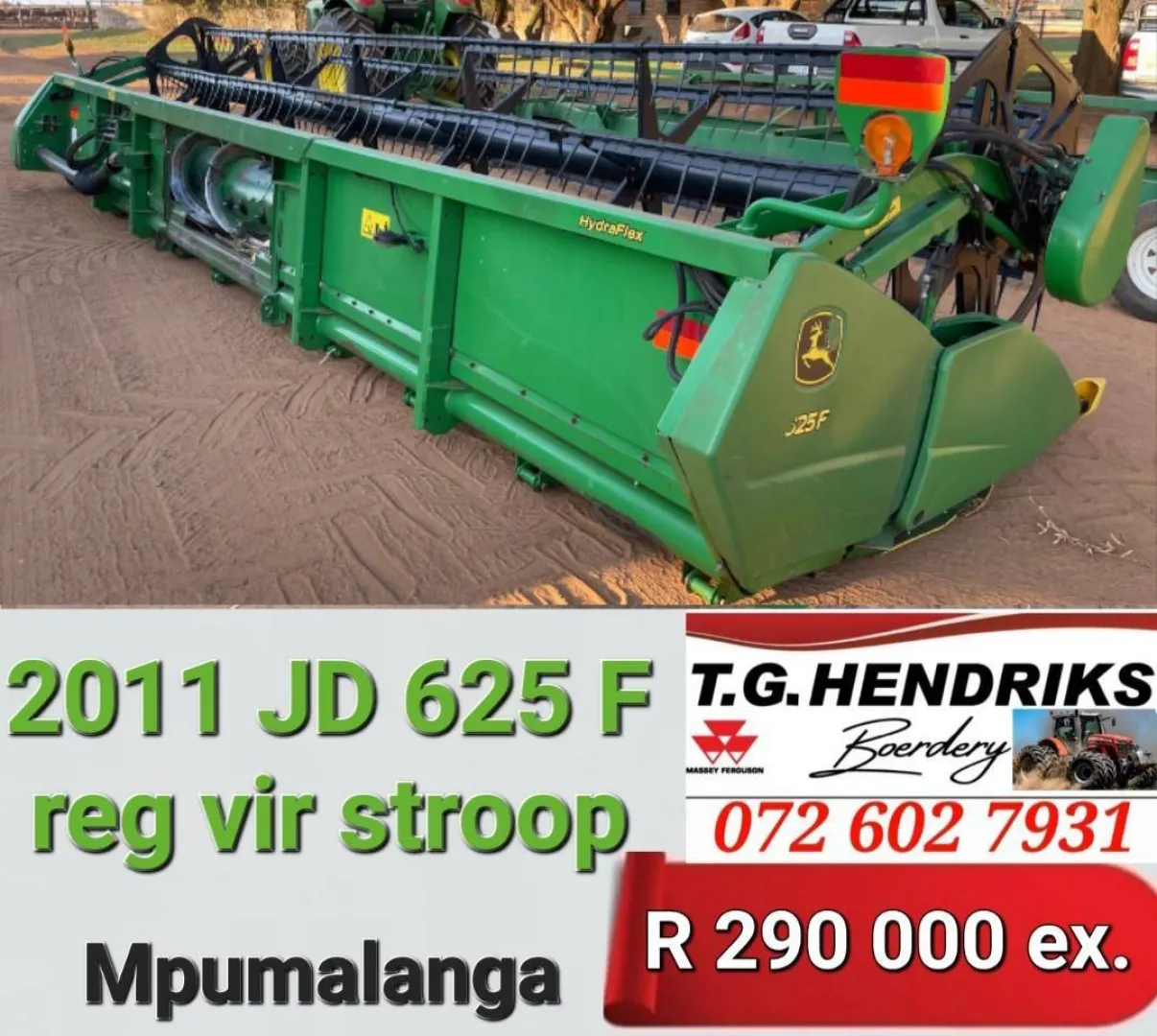 2011 John Deere 625 F | T.G. Hendriks