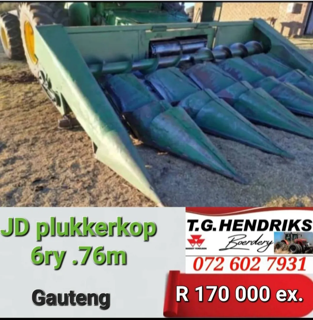 John Deere Plukkerkop 6ry.76m | T.G. Hendriks