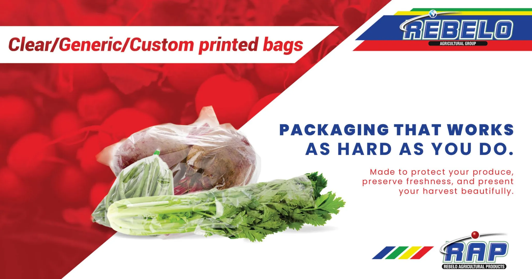 Clear/generic/custom printed bags | Rebelo Agricultural Group