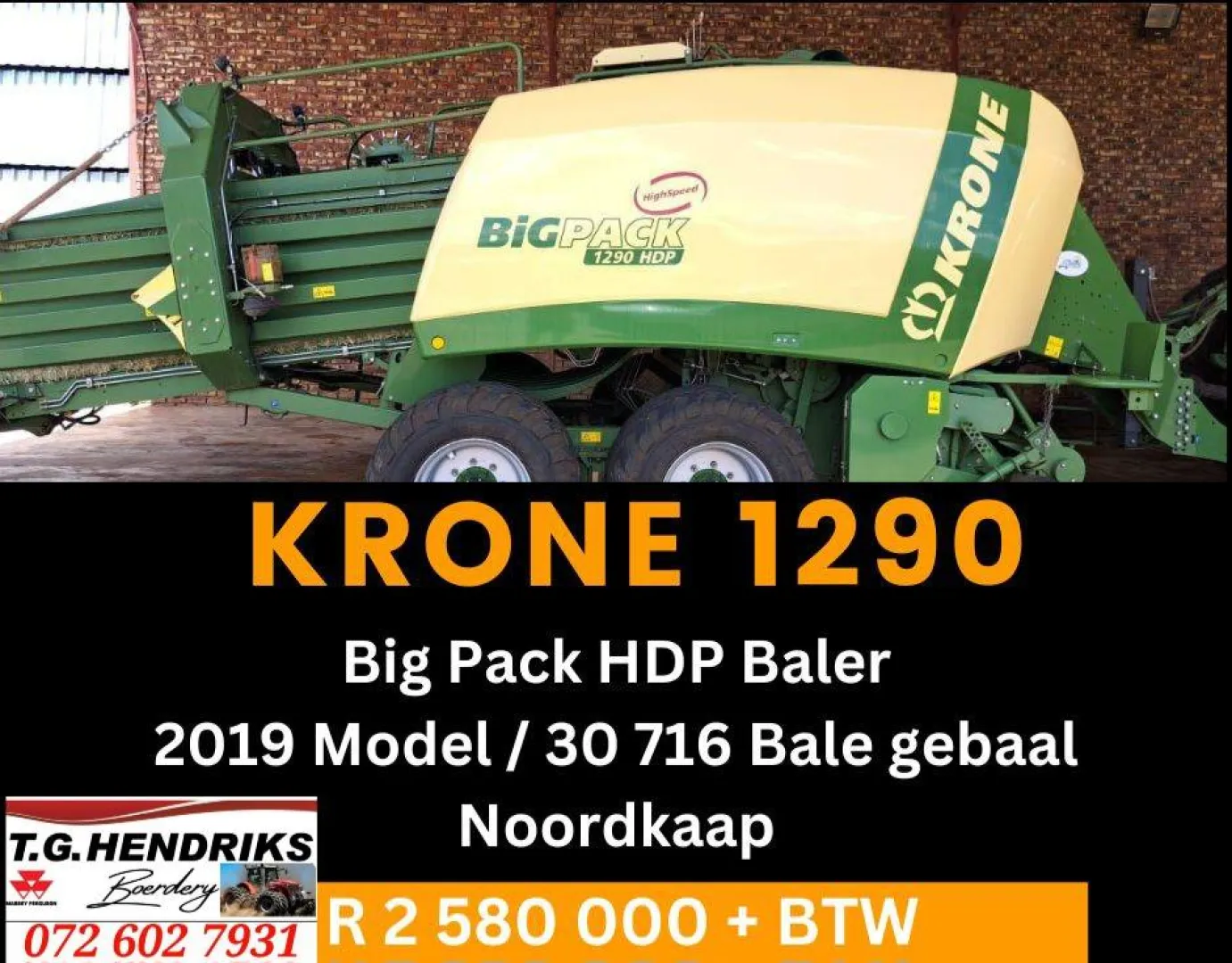 Krone 1290 | T.G Hendriks