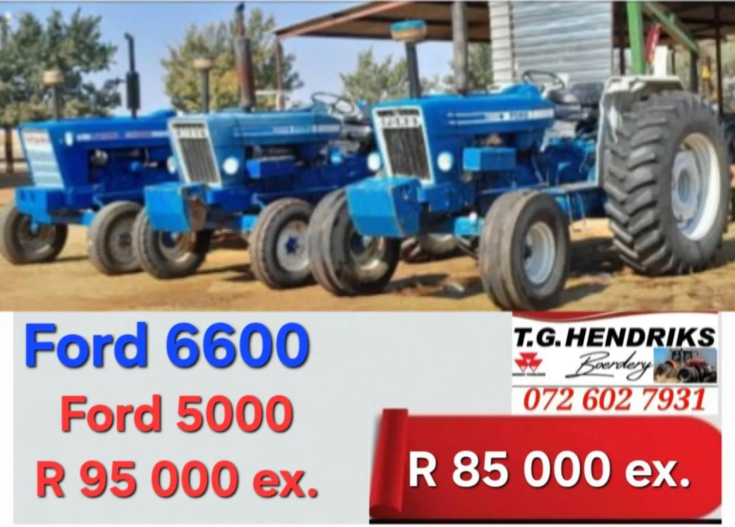 Ford 6600 | Ford 5000 | T.G Hendriks