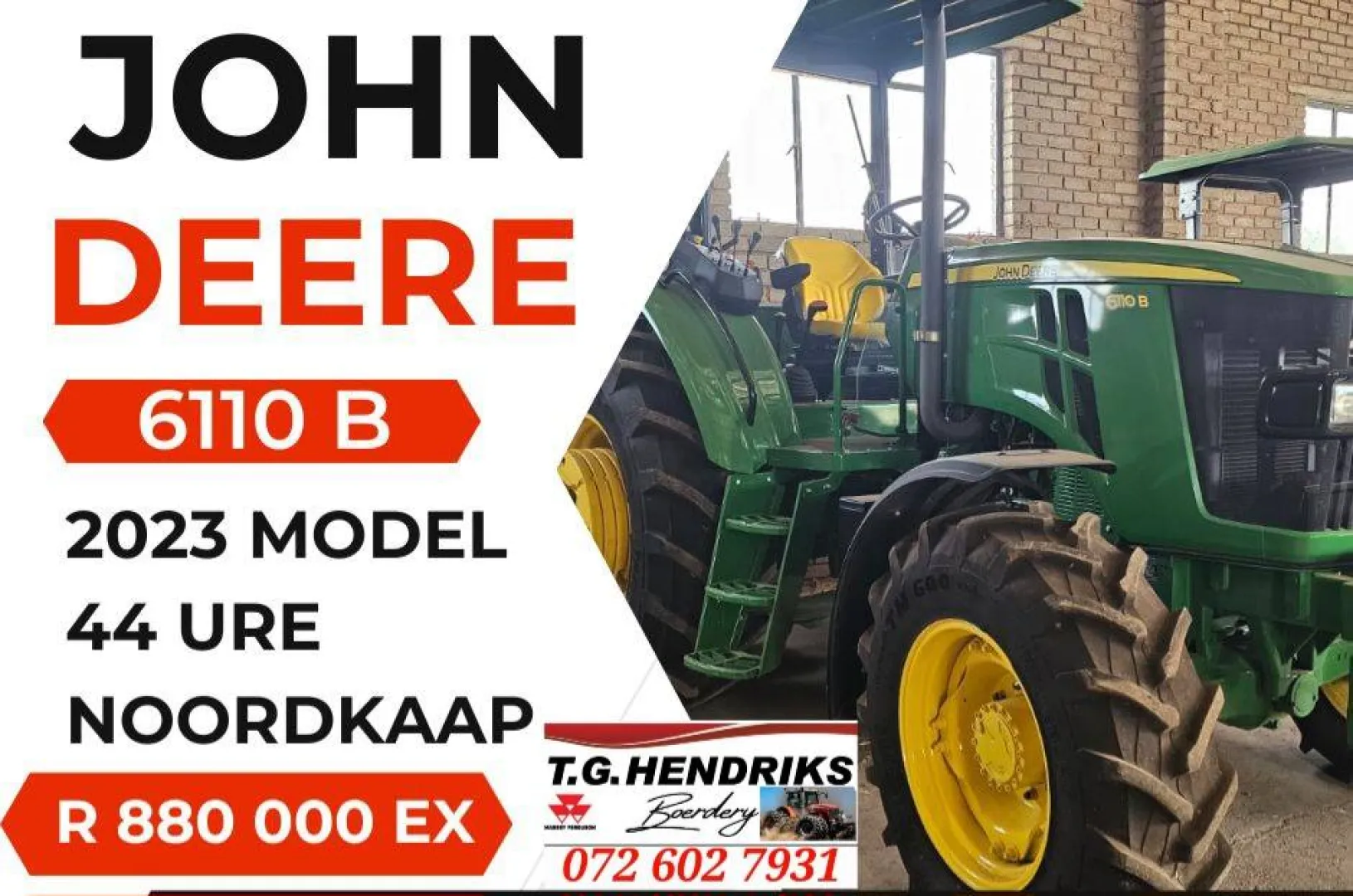 John Deere 6110 B | T.G Hendriks