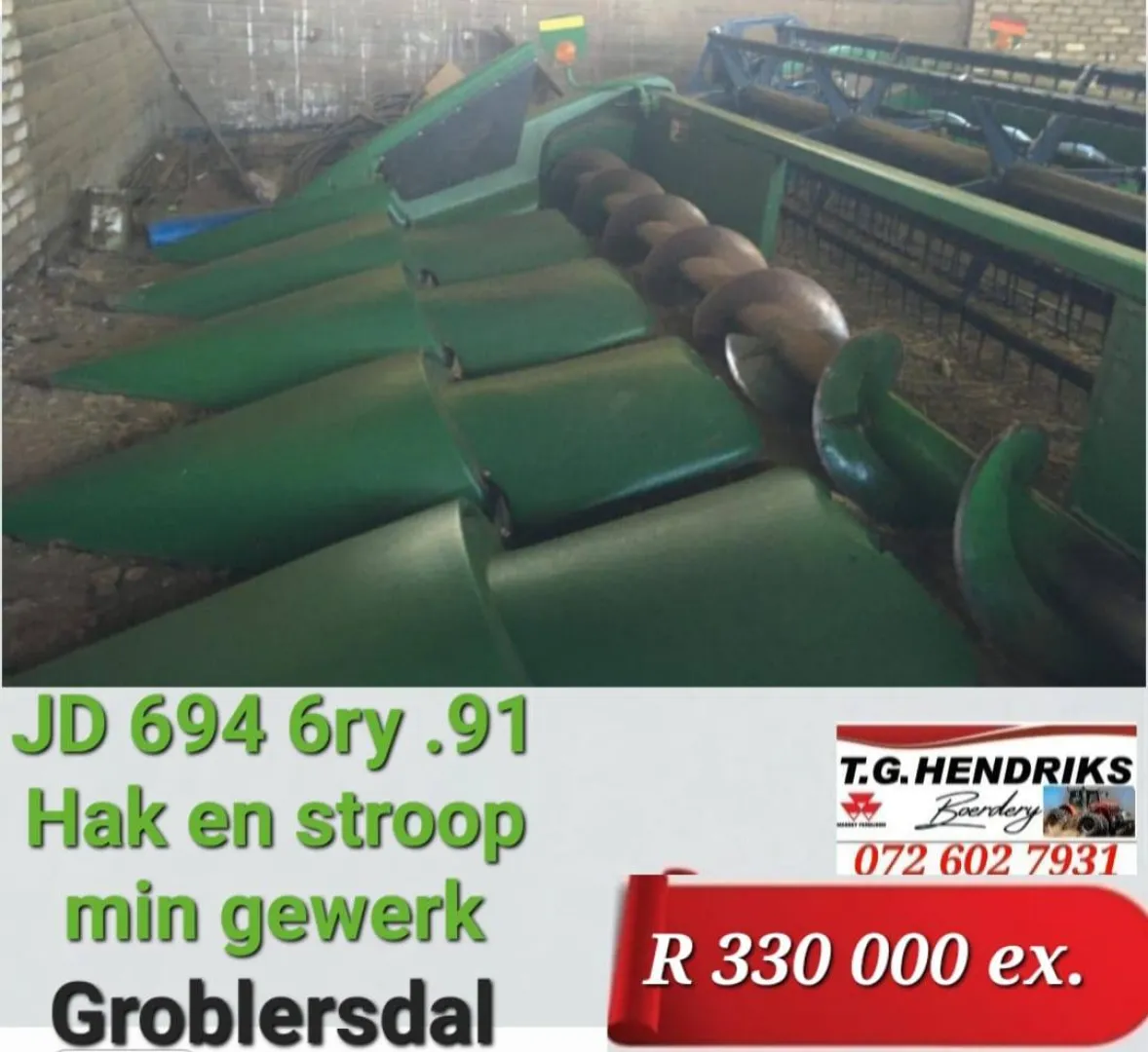 John Deere 694 6 ry .91 | T.G Hendriks