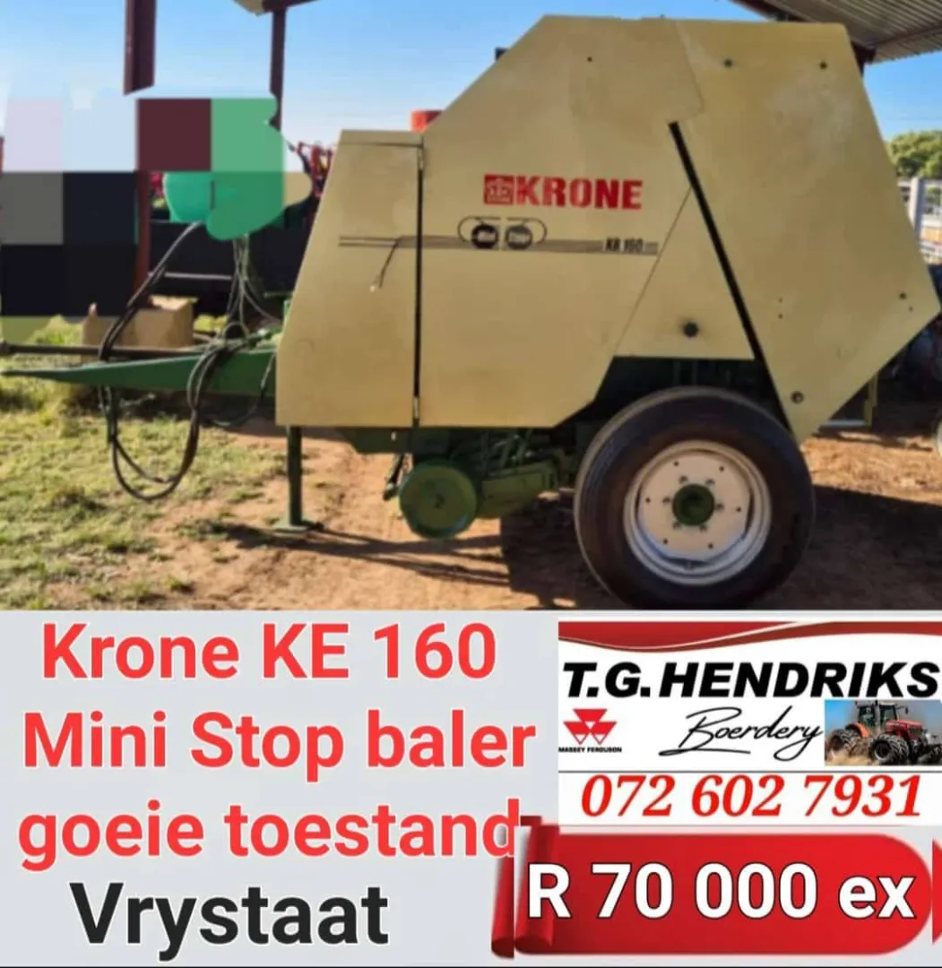 Krone KE 160 Mini stop baler | T.G Hendriks