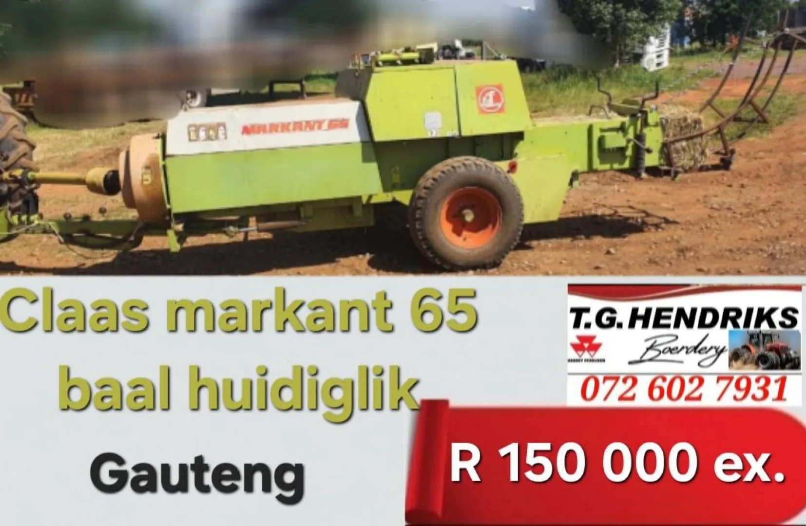 Claas markant 65 | T.G Hendriks