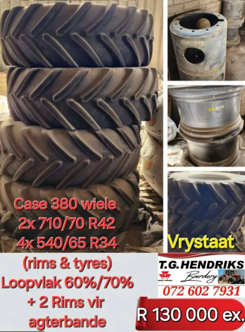 Case 380 wiele | T.G Hendriks