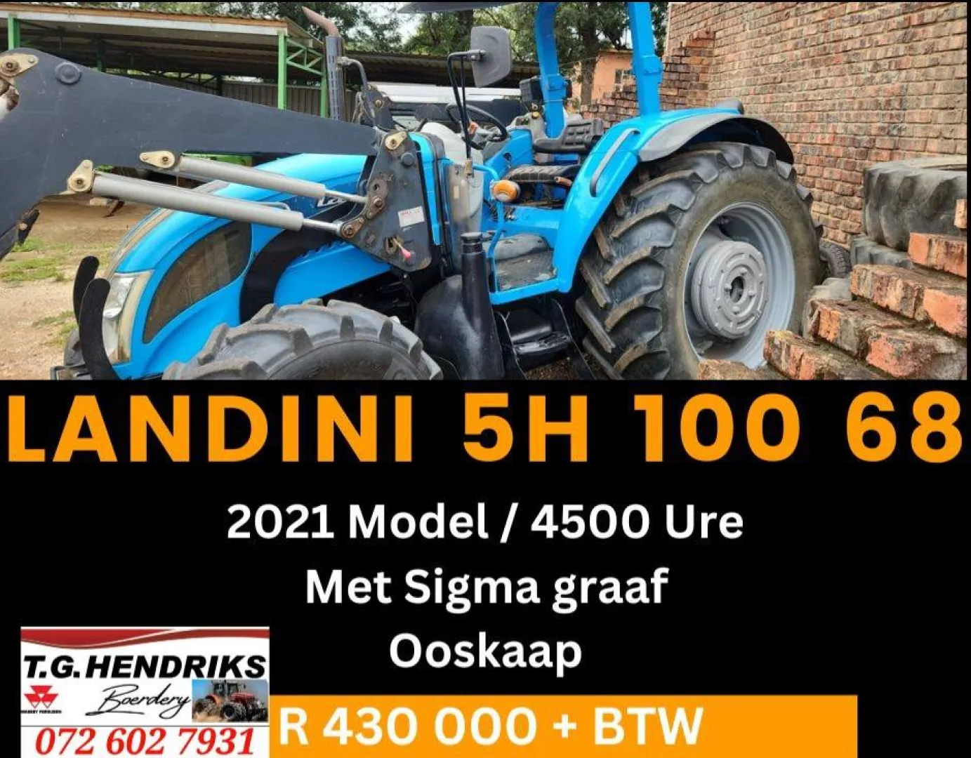 Landini 5H 100 68 | T.G Hendriks