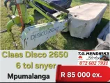 Claas Disco 2650 6-tol snyer | T.G Hendriks
