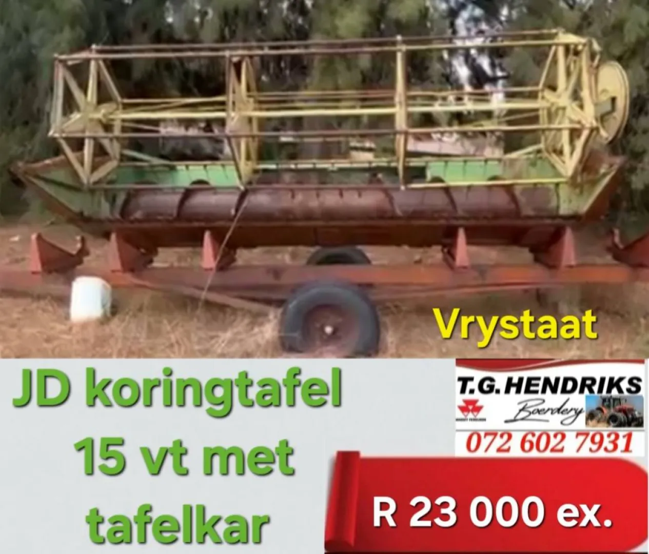 John Deere koring | T.G Hendriks