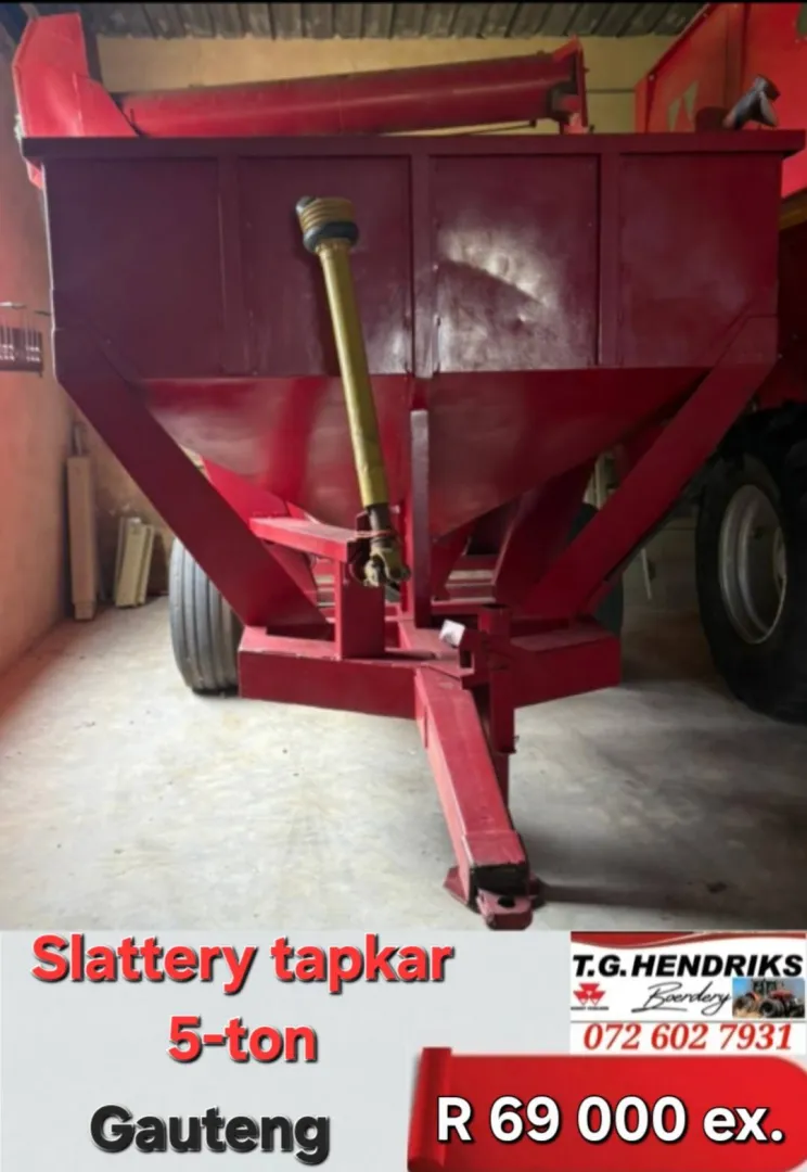Slattery tapkar 5-ton | T.G Hendriks