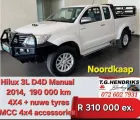 Hilux 3L D4D Manual 2014 | T.G Hendriks