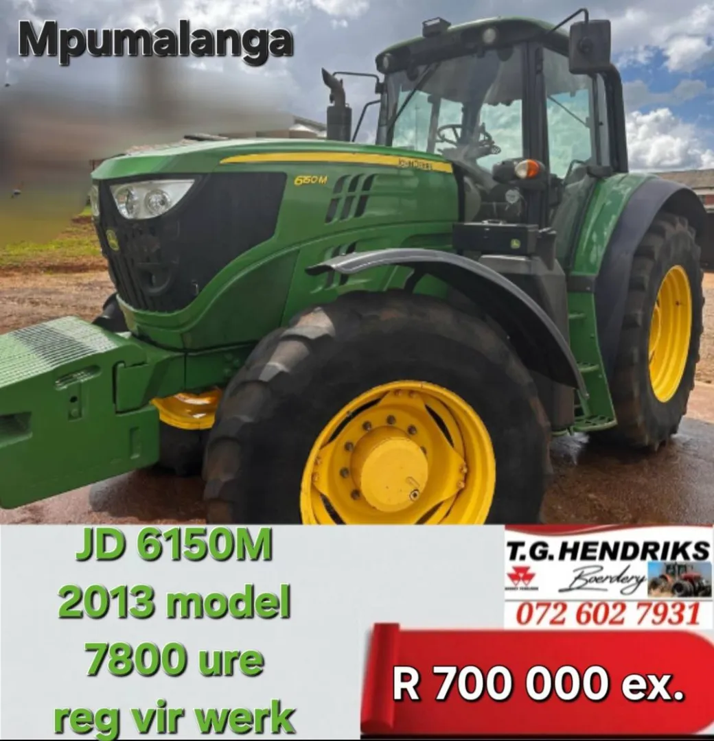 John Deere 6150 M | 2013 Model | T.G Hendriks
